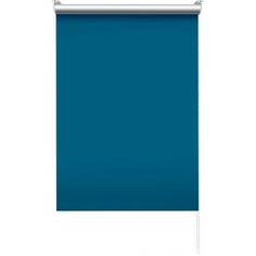 Штора рулонная блэкаут 60x175 см синяя Эскар