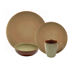 Столовый набор Top Art Studio Оливковый 16 предметов Топ арт студио