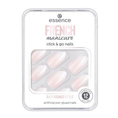 Накладные ногти ESSENCE FRENCH MANICURE CLICK &amp; GO на клейкой основе тон 02