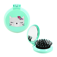 Расческа для волос с зеркалом MISS PINKY