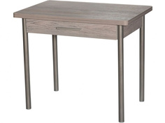 Стол раздвижной (древпром) серый 90x75x60 см. Линоторг
