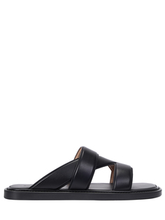 Шлепанцы кожаные Bottega Veneta