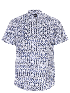 Рубашка Regular Fit хлопковая Boss