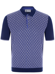 Поло из хлопка и шелка Dalmine