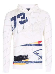 Худи хлопковое с принтом Paul&Shark