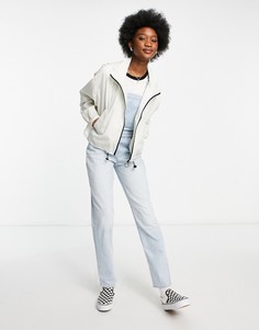 Белая укороченная куртка-дождевик ASOS DESIGN-Белый