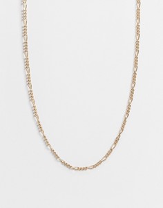 Золотистое ожерелье-цепочка из латуни AllSaints-Золотистый