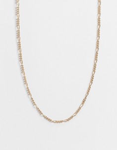 Золотистое ожерелье-цепочка из латуни AllSaints-Золотистый