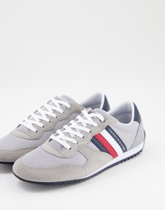 Серые сетчатые кроссовки для бега Tommy Hilfiger Essential-Серый