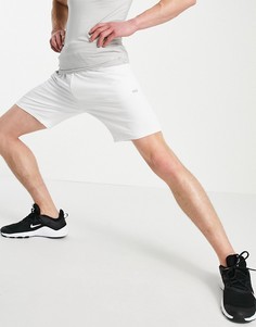 Трикотажные спортивные шорты из быстросохнущей ткани ASOS 4505 Icon-Белый