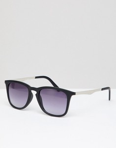 Черные круглые солнцезащитные очки AJ Morgan-Черный