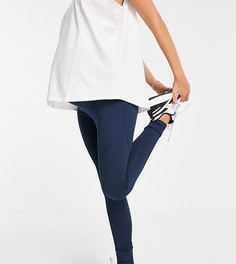 Леггинсы с моделирующим эффектом и карманом ASOS 4505 Maternity-Голубой