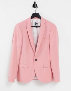 Розовый пиджак Twisted Tailor-Розовый цвет