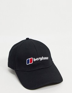 Черная кепка с логотипом Berghaus Recognition-Черный цвет