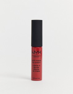 Мягкий матовый крем для губ NYX Professional Makeup (Amsterdam)-Красный