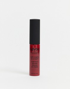 Мягкий матовый крем для губ NYX Professional Makeup (Monte Carlo)-Красный