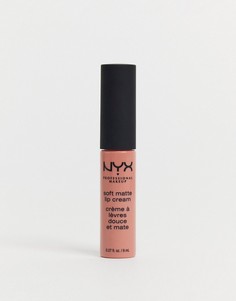 Мягкий матовый крем для губ NYX Professional Makeup (Cabo)-Коричневый цвет