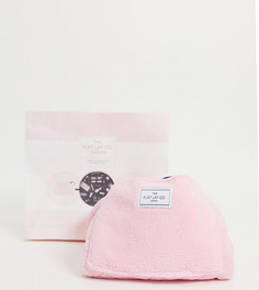 Розовая косметичка из махровой ткани на затягивающемся шнурке The Flat Lay Co. X ASOS Exclusive-Бесцветный