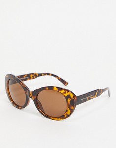 Солнцезащитные очки в черепаховой оправе French Connection-Коричневый цвет