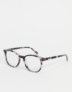 Женские круглые очки в черепаховой оправе с защитой от синего излучения Quay Blueprint-Нейтральный