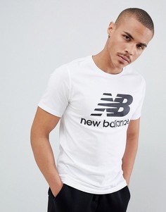 Белая футболка с логотипом New Balance MT83530_WT-Белый