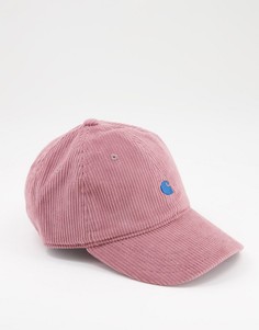 Нежно-розовая вельветовая кепка Carhartt WIP Harlem-Розовый цвет