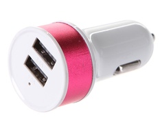 Зарядное устройство Media Gadget CPS-110UC 2xUSB 2.1A/1A Pink MGCPS110UCPK