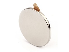 Неодимовый магнит Forceberg 25х2mm с клеевым слоем 2шт 9-1212398-002