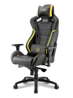 Компьютерное кресло Sharkoon Shark Zone GS10 Black-Yellow