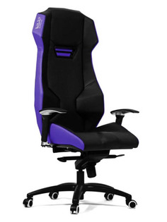 Компьютерное кресло Warp Ze Black-Violet WZ-2PLE