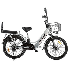 Электровелосипед Green City e-ALFA Fat 2161 серебристый