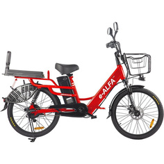Электровелосипед Green City e-ALFA LUX 2399 красный