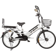 Электровелосипед Green City e-ALFA GL 2389 серебристый