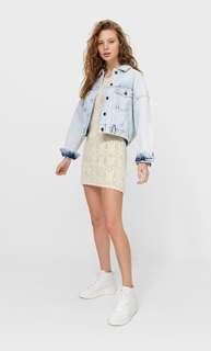 Stradivarius Платье Из Кружева Кроше Multicolor Xl
