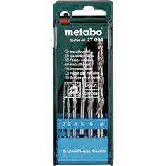 Набор сверл по металлу Metabo
