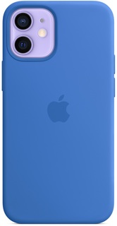 Клип-кейс Apple Silicone Case with MagSafe для iPhone 12 mini (голубой)