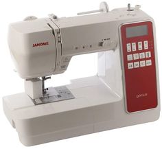 Швейная машинка JANOME QDC620 (бело-красный)