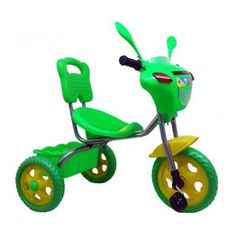 Трехколесный велосипед Grand Toys Светлячок (зеленый)