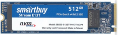 Твердотельный накопитель Smartbuy Stream E13T 512GB (SBSSD-512GT-PH13T-M2P4)