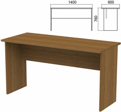 Письменный стол ПРОГРАММА-ТЕХНО "Арго", 140х60х76 см, орех (641249)