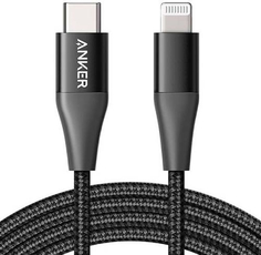 Кабель Anker PowerLine+ II, USB-C - Lightning Black (A8653H11)