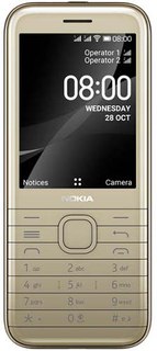 Мобильный телефон Nokia 8000 4G DS Gold (TA-1303)