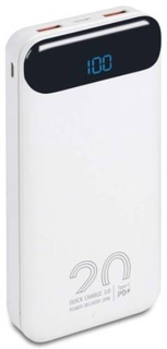 Внешний аккумулятор RIVACASE 20000mAh QC/PD White (VA2580)