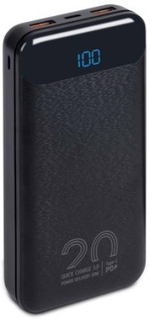 Внешний аккумулятор RIVACASE 20000mAh QC/PD Black (VA2580)