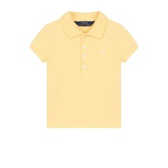 Хлопковое поло с логотипом бренда Polo Ralph Lauren