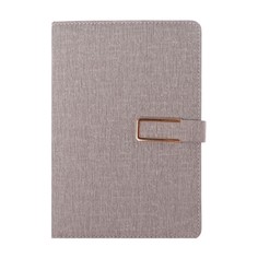 Органайзер, формат а5, с хлястиком, 100 листов, линия, обложка пвх серый Calligrata