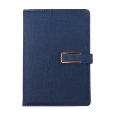 Органайзер, формат а5, с хлястиком, 100 листов, линия, обложка пвх синий Calligrata