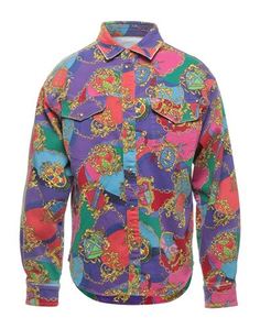 Джинсовая рубашка Versace