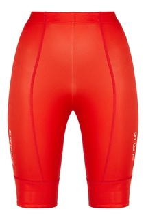 Красные спортивные шорты David Koma