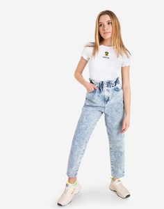Джинсы Paperbag для девочки Gloria Jeans